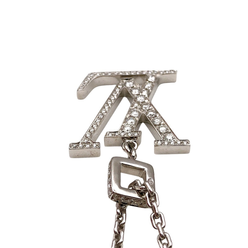 ルイ・ヴィトン LOUIS VUITTON パンダティフLVダイヤネックレス K18ホワイトゴールド ジュエリー