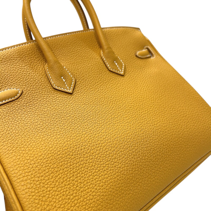 エルメス HERMES バーキン25 W刻印　(2024年製) ナチュラルサブレ　シルバー金具 トゴ レディース ハンドバッグ
