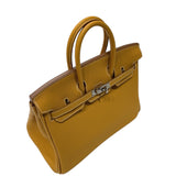 エルメス HERMES バーキン25 W刻印　(2024年製) ナチュラルサブレ　シルバー金具 トゴ レディース ハンドバッグ