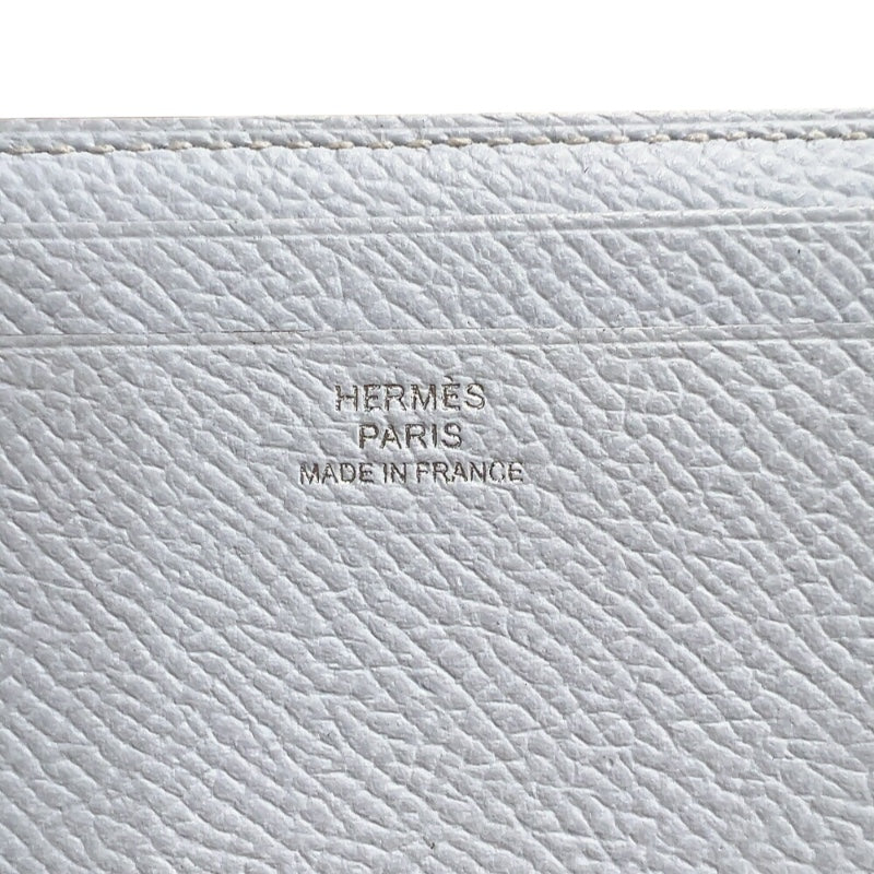 エルメス HERMES シティCC　カードケース Z刻印　(2021年製) ブループリュム ヴォーエプソン ユニセックス カードケース