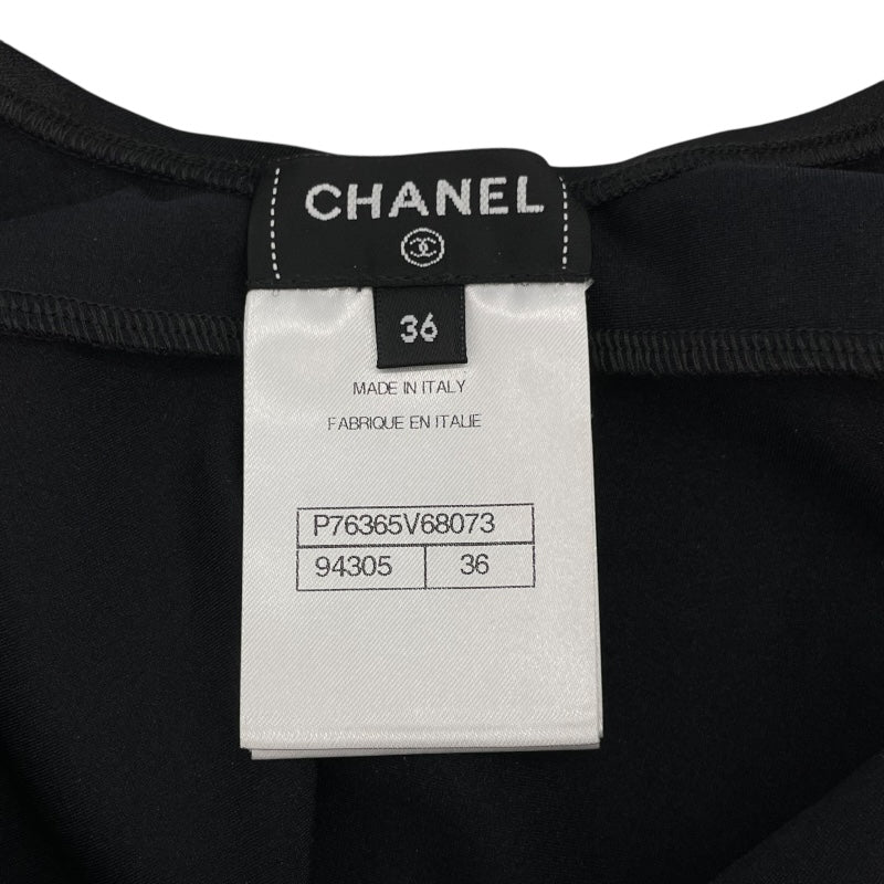 シャネル CHANEL ココマークボディースーツタンクトップスイムウェア P76365 ブラック ポリアミド レディース その他トップス