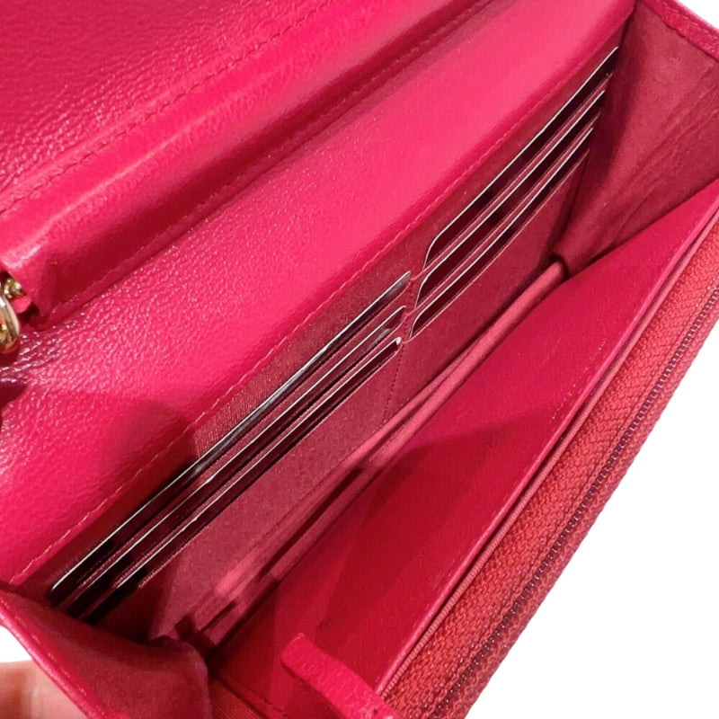 シャネル CHANEL マドモアゼル　　チェーンウオレット A80972 ピンク　ゴールド金具  カーフスキン レディース ハンドバッグ