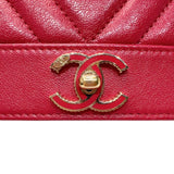 シャネル CHANEL マドモアゼル　　チェーンウオレット A80972 ピンク　ゴールド金具  カーフスキン レディース ハンドバッグ