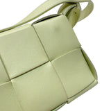 ボッテガ・ヴェネタ BOTTEGA VENETA キャンディ カセット 666688 ペールグリーン レザー レディース ショルダーバッグ