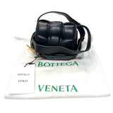 ボッテガ・ヴェネタ BOTTEGA VENETA キャンディパデッドカセット 716648VCQR1 ブラック レザー レディース ショルダーバッグ