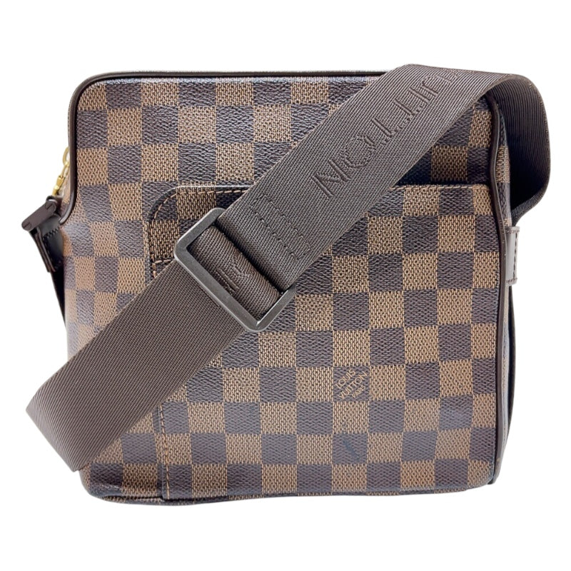 ルイ・ヴィトン LOUIS VUITTON オラフPM N41442 エベヌ ダミエ・キャンバス メンズ ショルダーバッグ