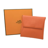 エルメス HERMES バスティアヴェルソ B刻印　(2023年製) ローズテキサス/キュイーブル  エバーカラー レディース コインケース