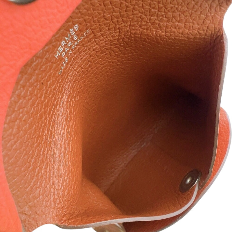 エルメス HERMES バスティアヴェルソ B刻印　(2023年製) ローズテキサス/キュイーブル  エバーカラー レディース コインケース
