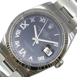 ロレックス ROLEX デイトジャスト36　オーベルジーヌ 126234 パープル WG/SS メンズ 腕時計