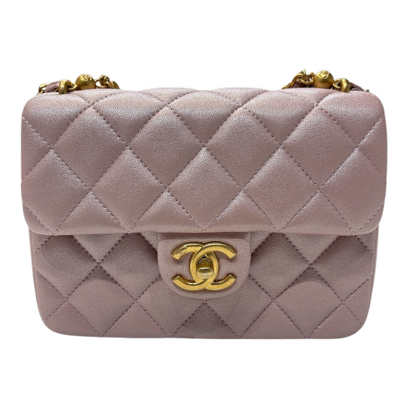 シャネル CHANEL マトラッセ 2wayミニフラップチェーンショルダー 