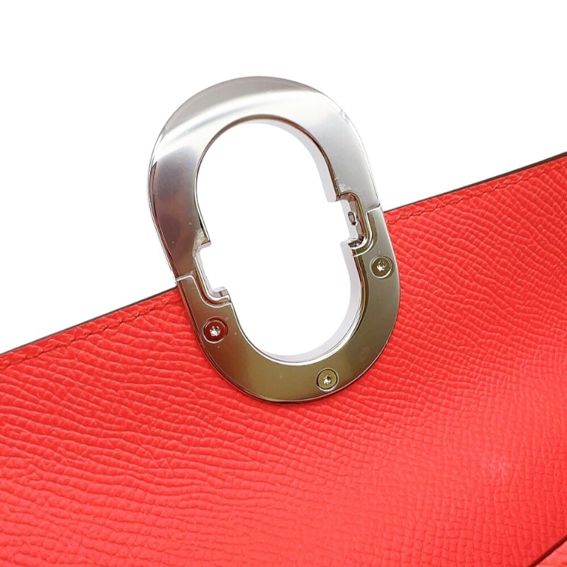 エルメス HERMES シェーヌダンクルトゥーゴー B刻印 (2023年製) ローズテキサス シルバー金具 ヴォーエプソン レディース ショルダーバッグ