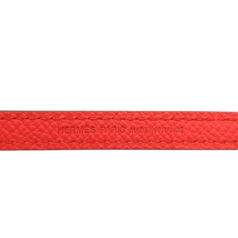 エルメス HERMES シェーヌダンクルトゥーゴー B刻印 (2023年製) ローズテキサス シルバー金具 ヴォーエプソン レディース ショルダーバッグ