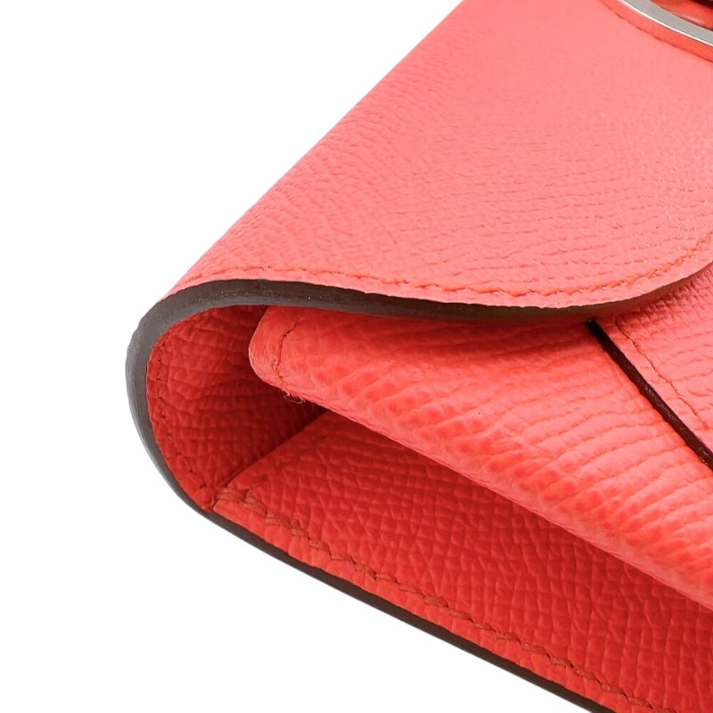 エルメス HERMES シェーヌダンクルトゥーゴー B刻印 (2023年製) ローズテキサス シルバー金具 ヴォーエプソン レディース ショルダーバッグ