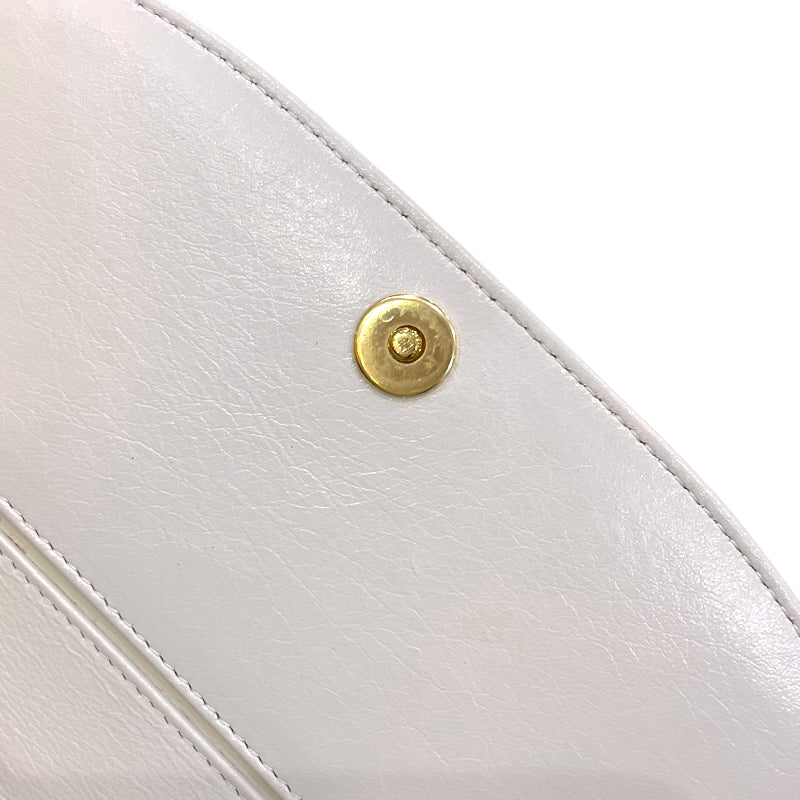 シャネル CHANEL マトラッセ 2WAYショルダーバッグ ホワイト ゴールド金具 カーフスキン レディース ショルダーバッグ