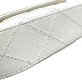シャネル CHANEL マトラッセ 2WAYショルダーバッグ ホワイト ゴールド金具 カーフスキン レディース ショルダーバッグ