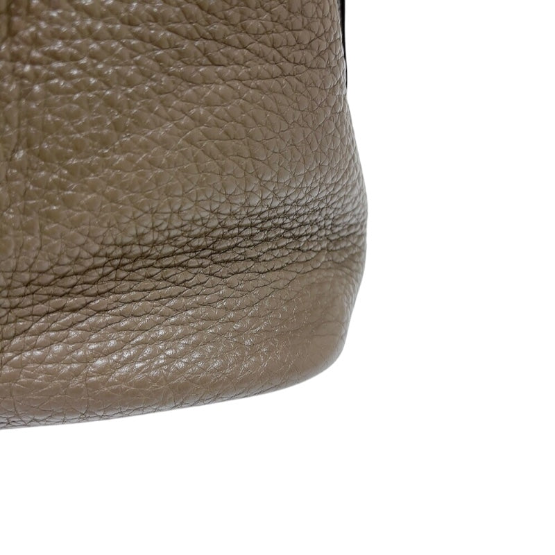 エルメス HERMES ピコタンMM □L刻印　(2008年製) エトゥープ　シルバー金具 トリヨンクレマンス レディース ハンドバッグ