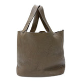 エルメス HERMES ピコタンMM □L刻印　(2008年製) エトゥープ　シルバー金具 トリヨンクレマンス レディース ハンドバッグ