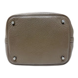エルメス HERMES ピコタンMM □L刻印　(2008年製) エトゥープ　シルバー金具 トリヨンクレマンス レディース ハンドバッグ