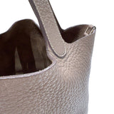 エルメス HERMES ピコタンMM □L刻印　(2008年製) エトゥープ　シルバー金具 トリヨンクレマンス レディース ハンドバッグ
