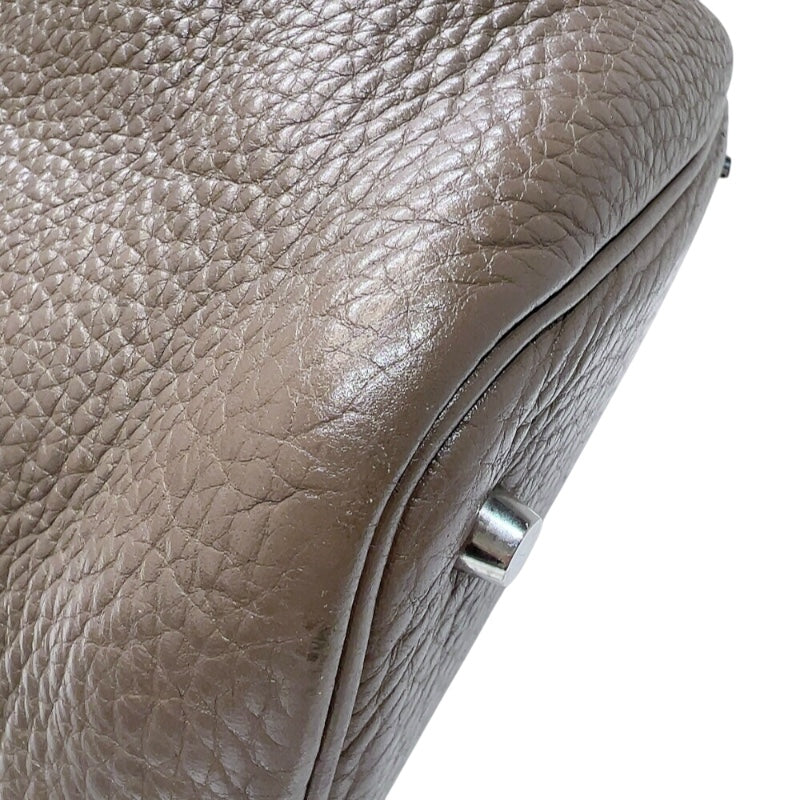 エルメス HERMES ピコタンMM □L刻印　(2008年製) エトゥープ　シルバー金具 トリヨンクレマンス レディース ハンドバッグ
