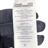 ダイアンフォンファステンバーグ DIANE von FURSTENBERG ニットラップドレス ブラック レーヨン レーヨン レディース ドレス