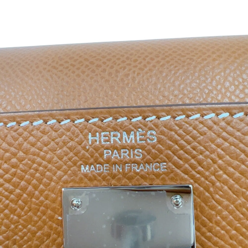 エルメス HERMES ケリーエラン K刻印　(2025年製) ゴールド　シルバー金具 ヴォーエプソン レディース ショルダーバッグ