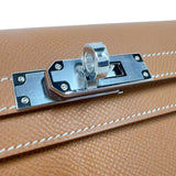 エルメス HERMES ケリーエラン K刻印　(2025年製) ゴールド　シルバー金具 ヴォーエプソン レディース ショルダーバッグ