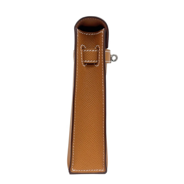 エルメス HERMES ケリーエラン K刻印　(2025年製) ゴールド　シルバー金具 ヴォーエプソン レディース ショルダーバッグ