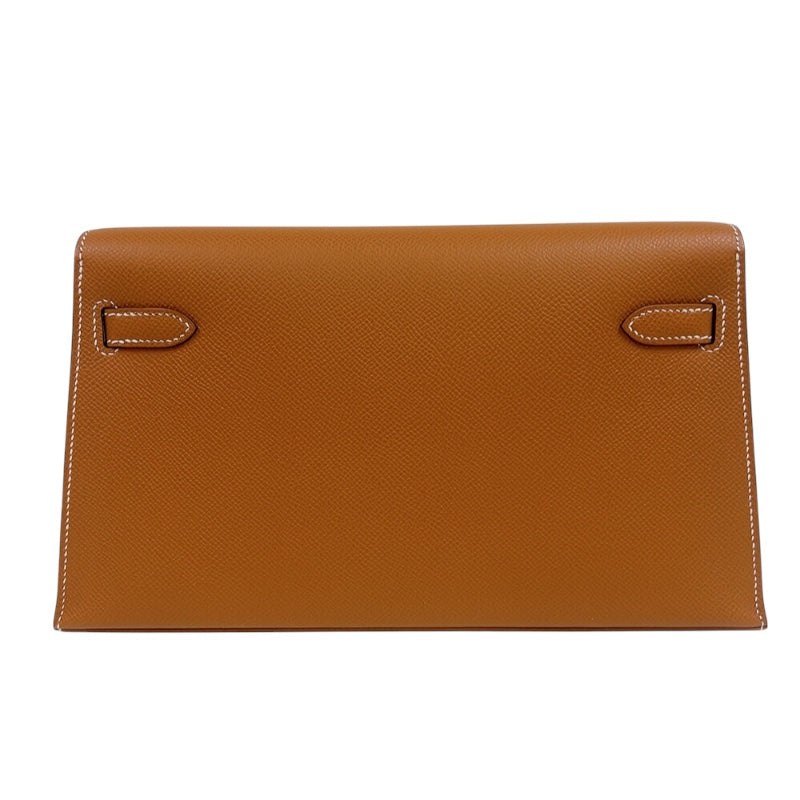 エルメス HERMES ケリーエラン K刻印　(2025年製) ゴールド　シルバー金具 ヴォーエプソン レディース ショルダーバッグ