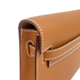 エルメス HERMES ケリーエラン K刻印　(2025年製) ゴールド　シルバー金具 ヴォーエプソン レディース ショルダーバッグ