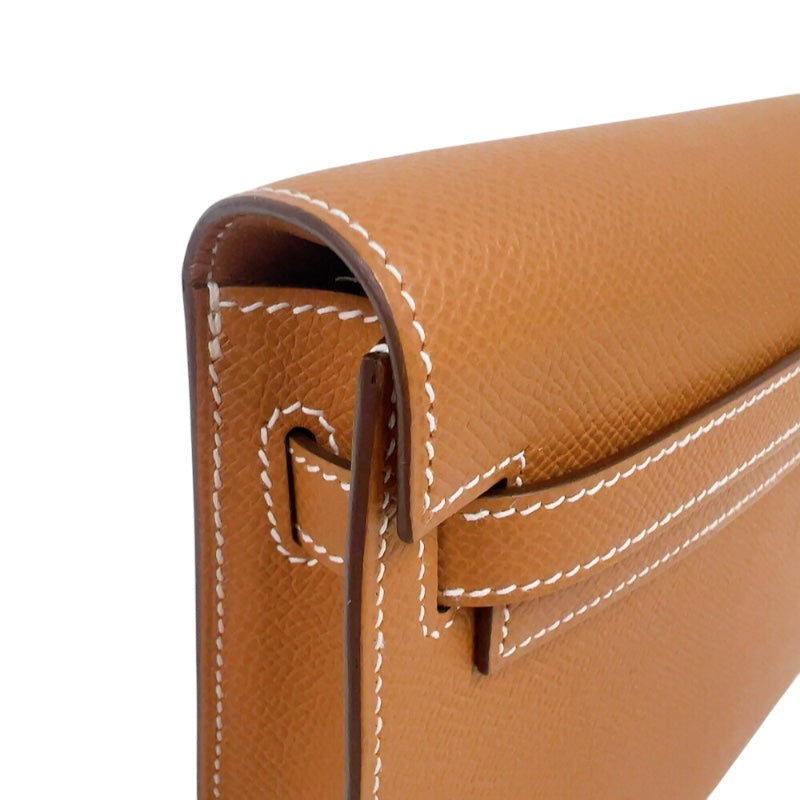 エルメス HERMES ケリーエラン K刻印　(2025年製) ゴールド　シルバー金具 ヴォーエプソン レディース ショルダーバッグ
