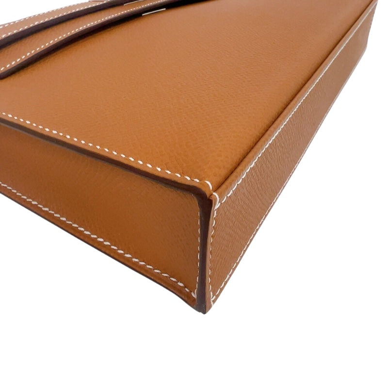 エルメス HERMES ケリーエラン K刻印　(2025年製) ゴールド　シルバー金具 ヴォーエプソン レディース ショルダーバッグ