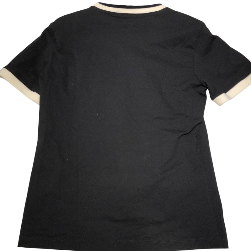 グッチ GUCCI GGロ刺繡Tシャツ 756596 ブラック コットン グッチ GUCCI GGロ刺繡Tシャツ 756596 ブラック コットン