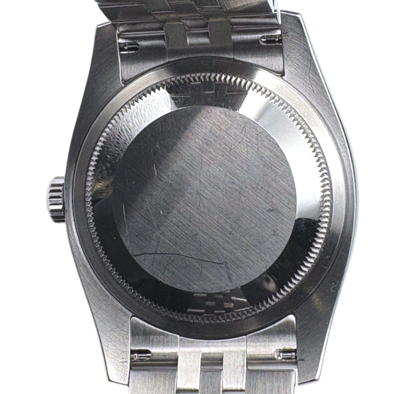 ロレックス ROLEX デイトジャスト36 シルバー K18ホワイトゴールド K18WG　SS メンズ 腕時計