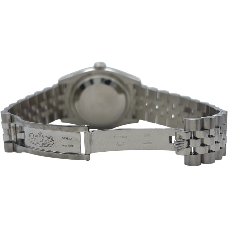 ロレックス ROLEX デイトジャスト36 シルバー K18ホワイトゴールド K18WG　SS メンズ 腕時計