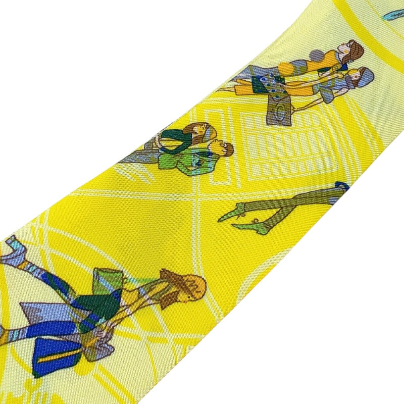 エルメス HERMES ツイリー EX-LIBRIS LES PARISIENNE ジョーヌ エルメス HERMES ツイリー EX-LIBRIS LES PARISIENNE ジョーヌ