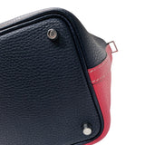 エルメス HERMES ピコタンロックPM　カザック D刻 ローズエクストリーム×ブルーニュイ  トリヨンクレマンス レディース ハンドバッグ