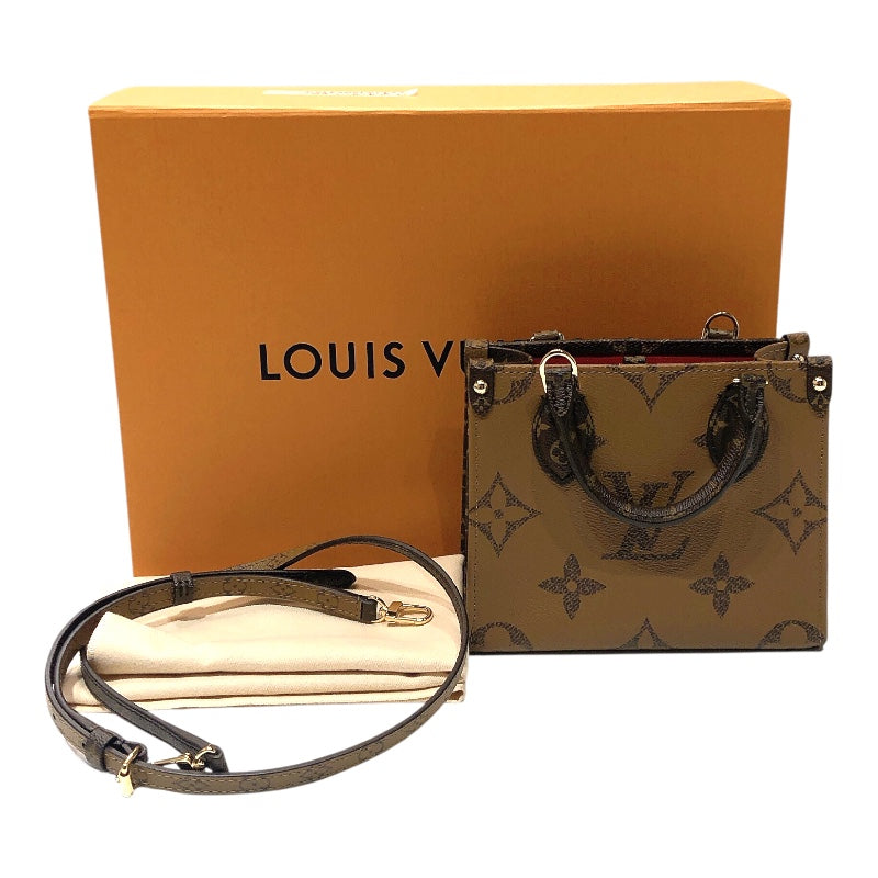 ルイ・ヴィトン LOUIS VUITTON オンザゴー BB M46839 モノグラム・アンプラント レディース ショルダーバッグ