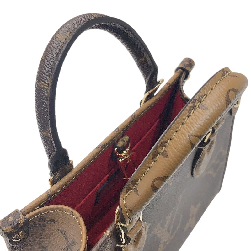 ルイ・ヴィトン LOUIS VUITTON オンザゴー BB M46839 モノグラム・アンプラント レディース ショルダーバッグ