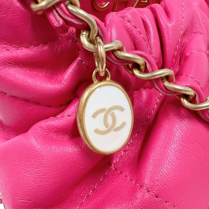 シャネル CHANEL マトラッセ　チェーンショルダーバッグ AS3793 ピンク　ゴールド金具 ラムスキン レディース ショルダーバッグ