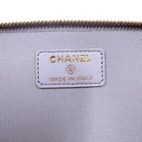シャネル CHANEL マトラッセ　ハンドルチェーンバニティ パープル　ゴールド金具 ラムスキン レディース ショルダーバッグ