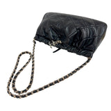 シャネル CHANEL マトラッセ　チェーンショルダーバッグ ブラック　ゴールド金具 ラムスキン レディース ショルダーバッグ