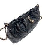 シャネル CHANEL マトラッセ　チェーンショルダーバッグ ブラック　ゴールド金具 ラムスキン レディース ショルダーバッグ