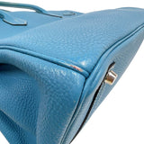 エルメス HERMES バーキン35 □I刻印　(2005年製) ブルージーン　シルバー金具 トゴ レディース ハンドバッグ