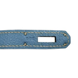 エルメス HERMES バーキン35 □I刻印　(2005年製) ブルージーン　シルバー金具 トゴ レディース ハンドバッグ