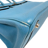 エルメス HERMES バーキン35 □I刻印　(2005年製) ブルージーン　シルバー金具 トゴ レディース ハンドバッグ