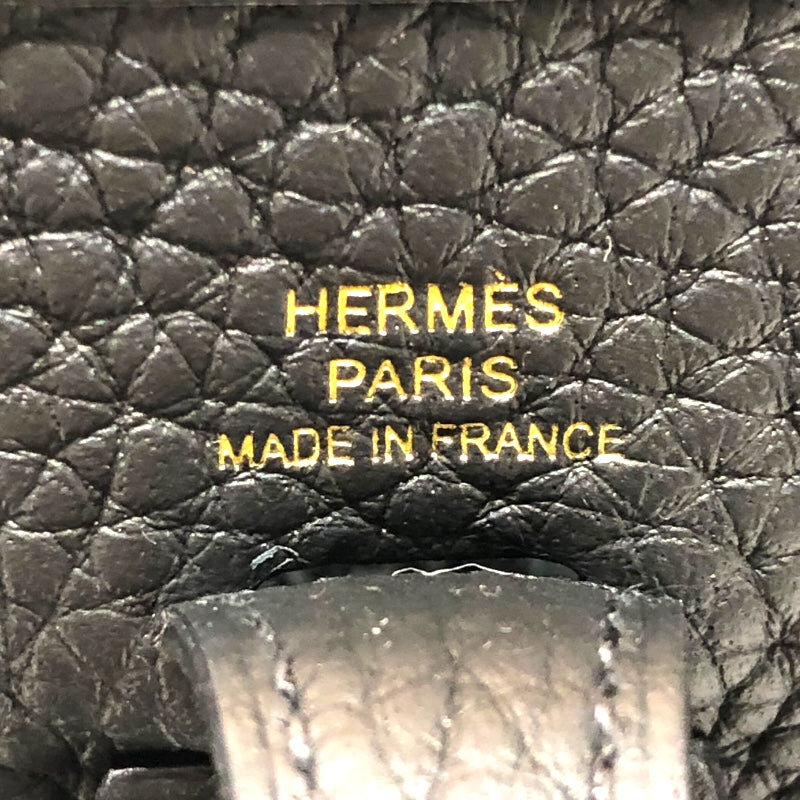 エルメス HERMES エヴリンTPM W刻 ブラック×SV金具 トリヨン ユニセックス ショルダーバッグ