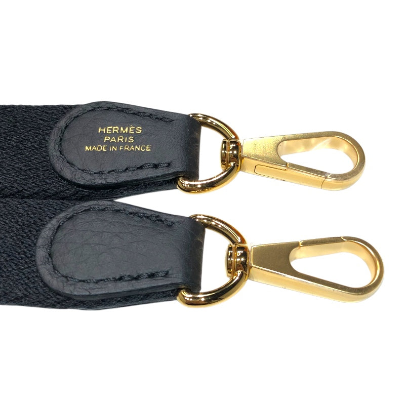 エルメス HERMES エヴリンTPM W刻 ブラック×SV金具 トリヨン ユニセックス ショルダーバッグ