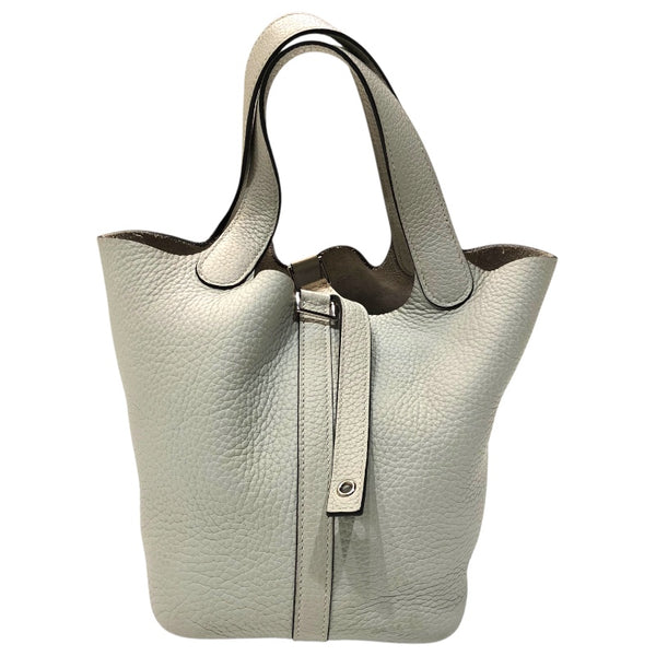 エルメス HERMES ピコタンロックPM Z刻 グリペール　シルバー金具 トリヨン レディース ハンドバッグ