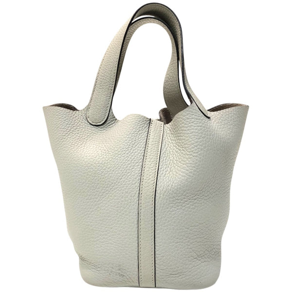エルメス HERMES ピコタンロックPM Z刻 グリペール　シルバー金具 トリヨン レディース ハンドバッグ